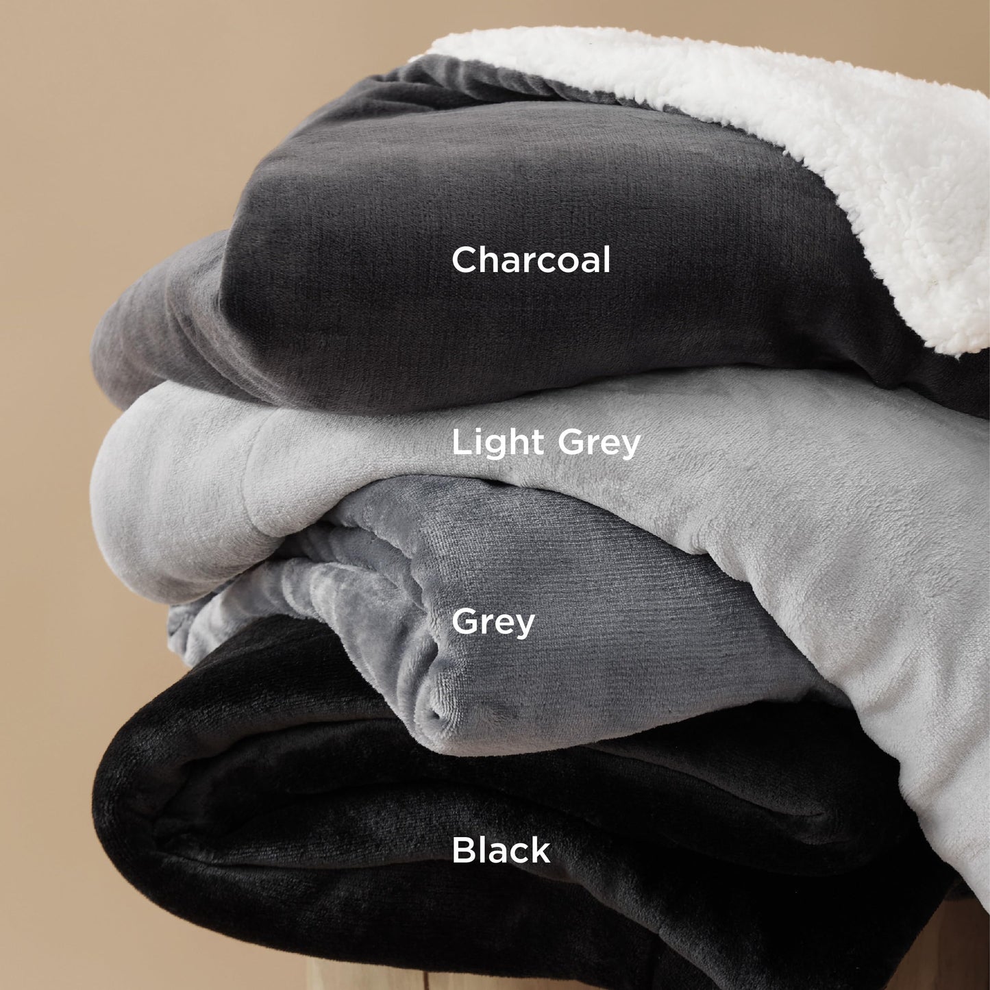 Bedsure Sherpa Fleece Throw Blanket