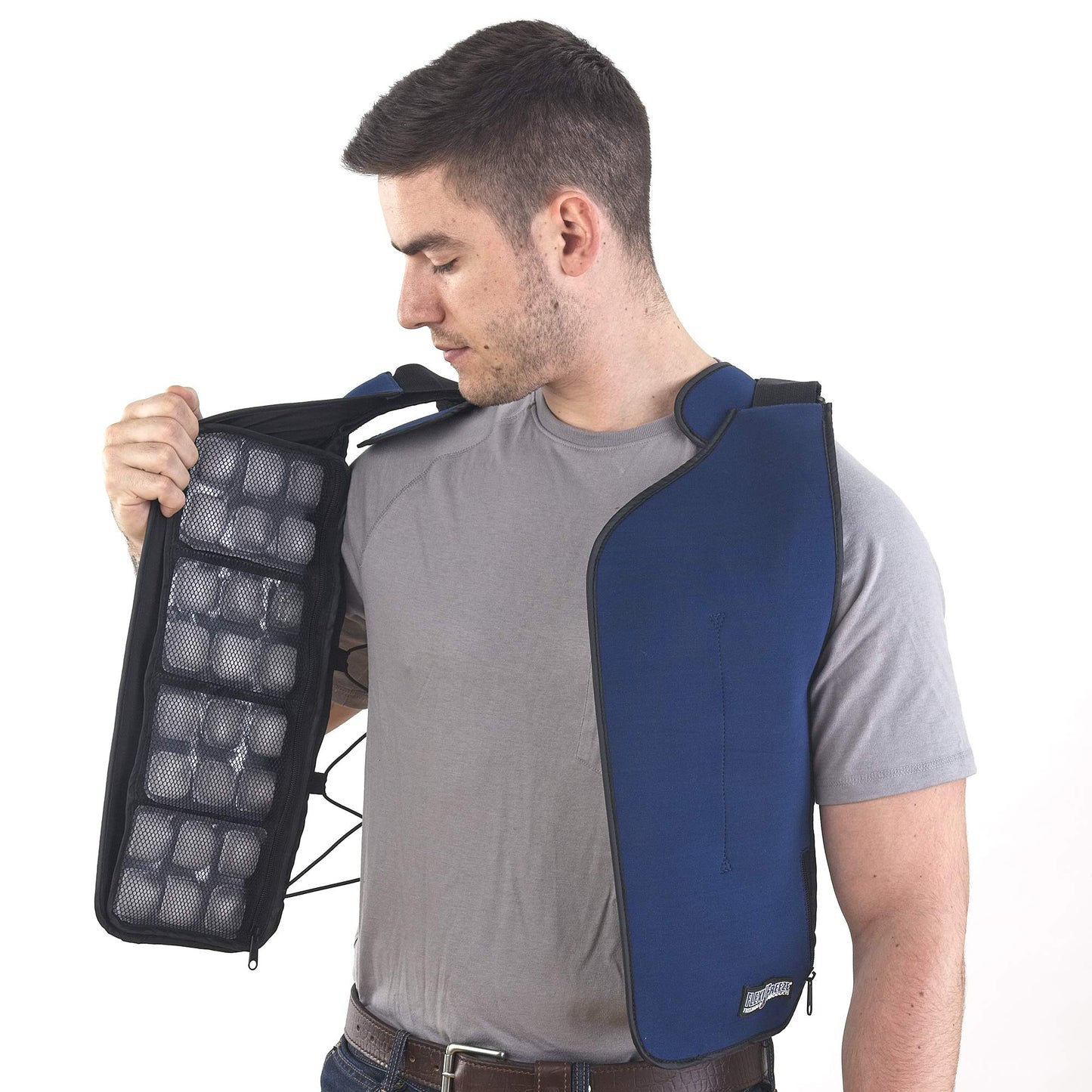 FlexiFreeze Personal Series Ice Vest (Zipper Closure)