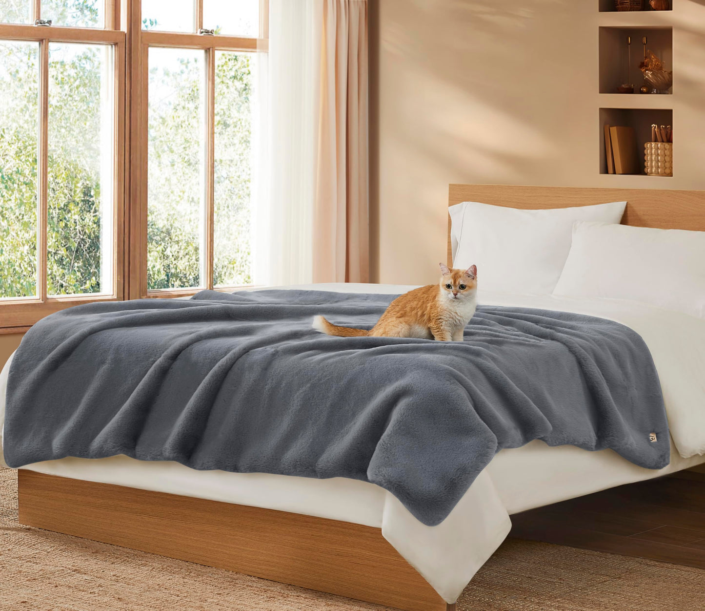 UGG Euphoria Plush Faux Fur Throw Blanket