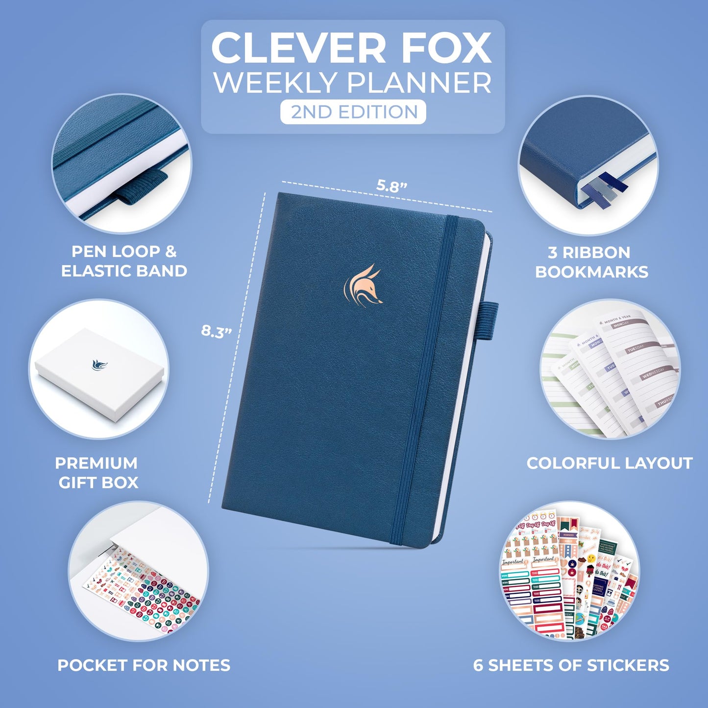 Clever Fox Planner 2nd Edition