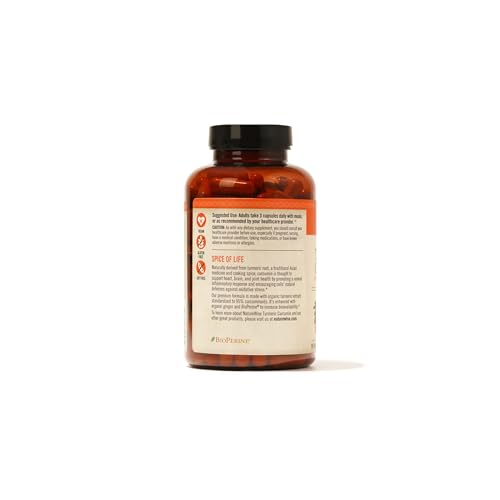 NatureWise Curcumin Turmeric 2250mg - 95% Curcuminoids & BioPerine Black Pepper Extract, 180 Count[60-Day Supply]