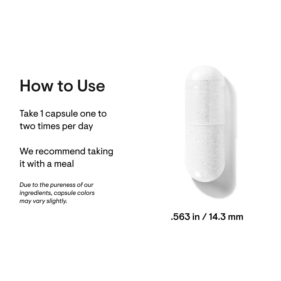 THORNE - 5-MTHF - Methylfolate (Active B9 Folate) Supplement - 60 Capsules - 5-MTHF 1mg