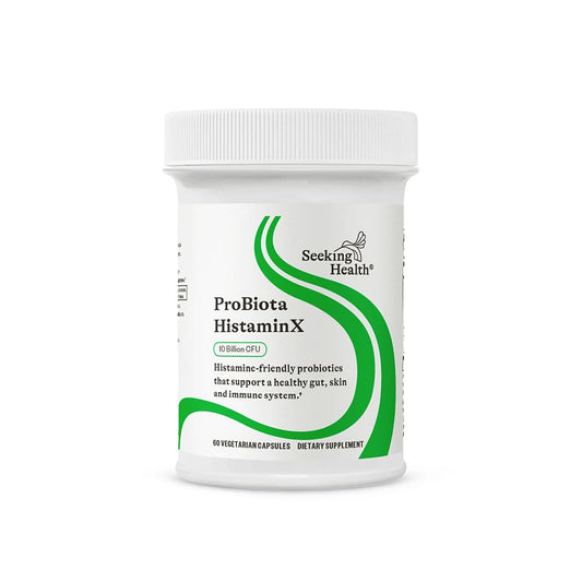 Seeking Health ProBiota HistaminX, 10 Billion CFU Low-Histamine Probiotic Supplement  (60 Capsules)
