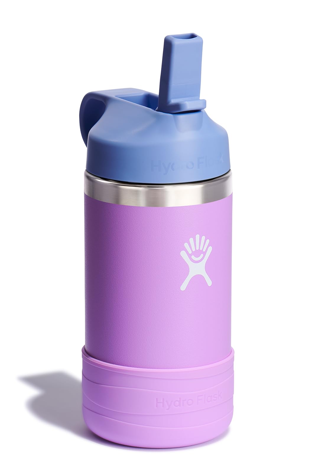 Hydro Flask Kids Water Bottle for School - Stainless Steel and Insulated with Straw Cap - 12 Oz