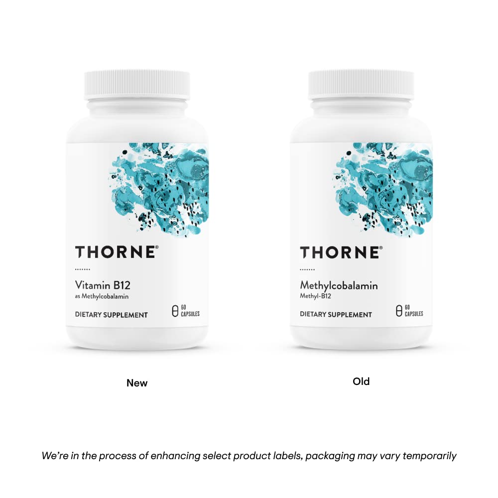 THORNE - Vitamin B12 - as Methylcobalamin- 60 Capsules