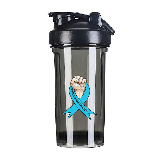 Prostate Cancer Awareness 18 Ounce Shaker Bottle Drink Mixer Leak-proof