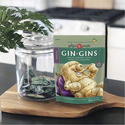 GIN GINS Original Ginger Chews 3oz bag