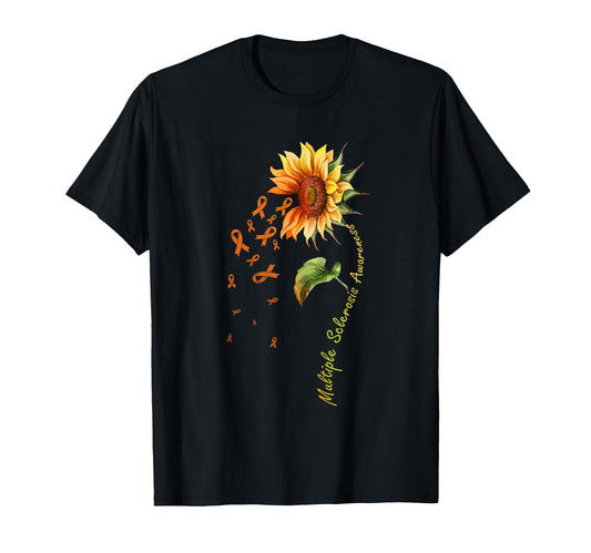 Multiple Sclerosis Awareness Sunflower Shirt MS Awareness T-Shirt