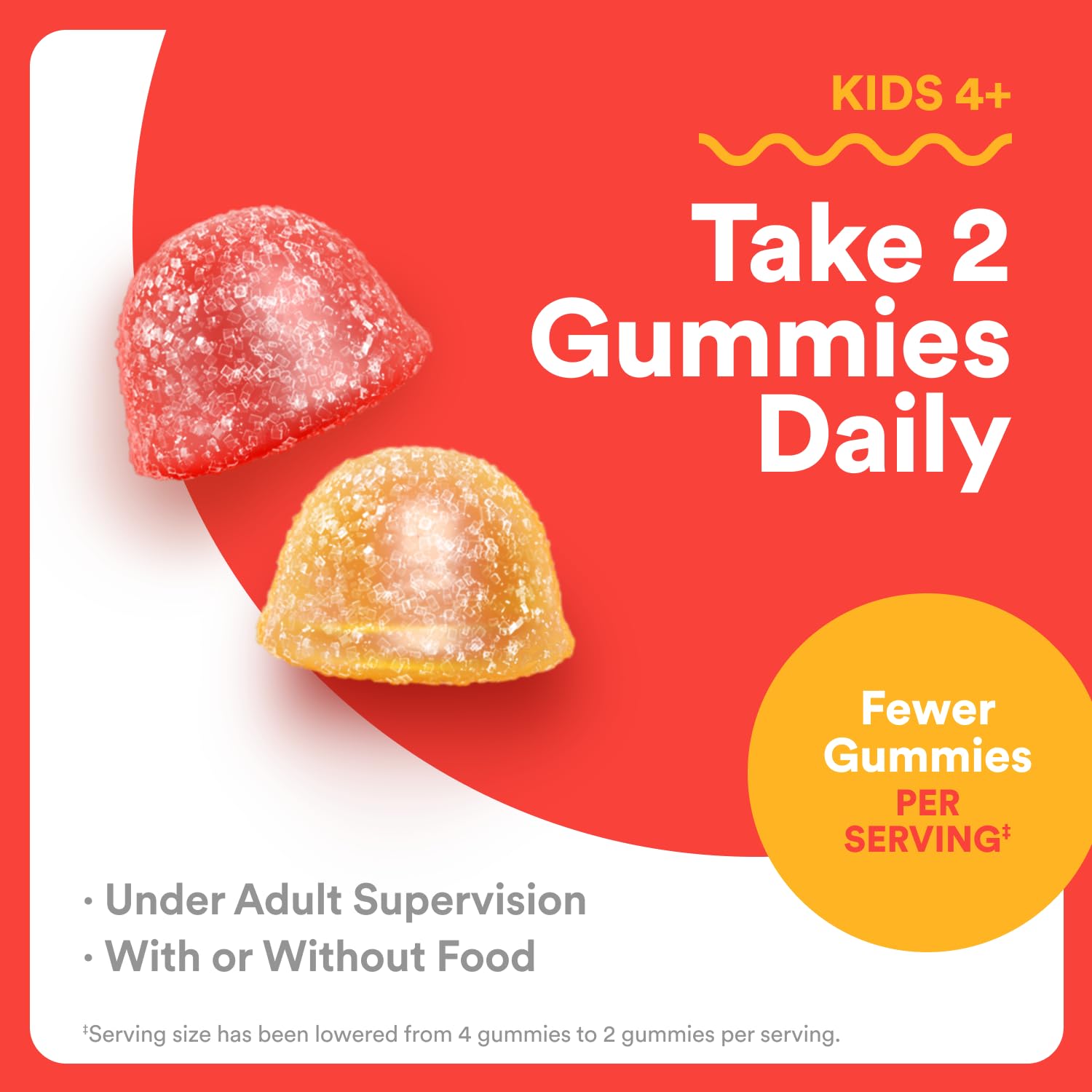 SmartyPants Kids Multivitamin Gummies - Improved Formula:  60 Count (30 Day Supply)