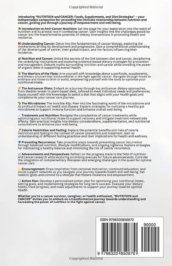 NUTRITION and CANCER: Foods, Supplements, and Diet Strategies (Smart Nutrition)