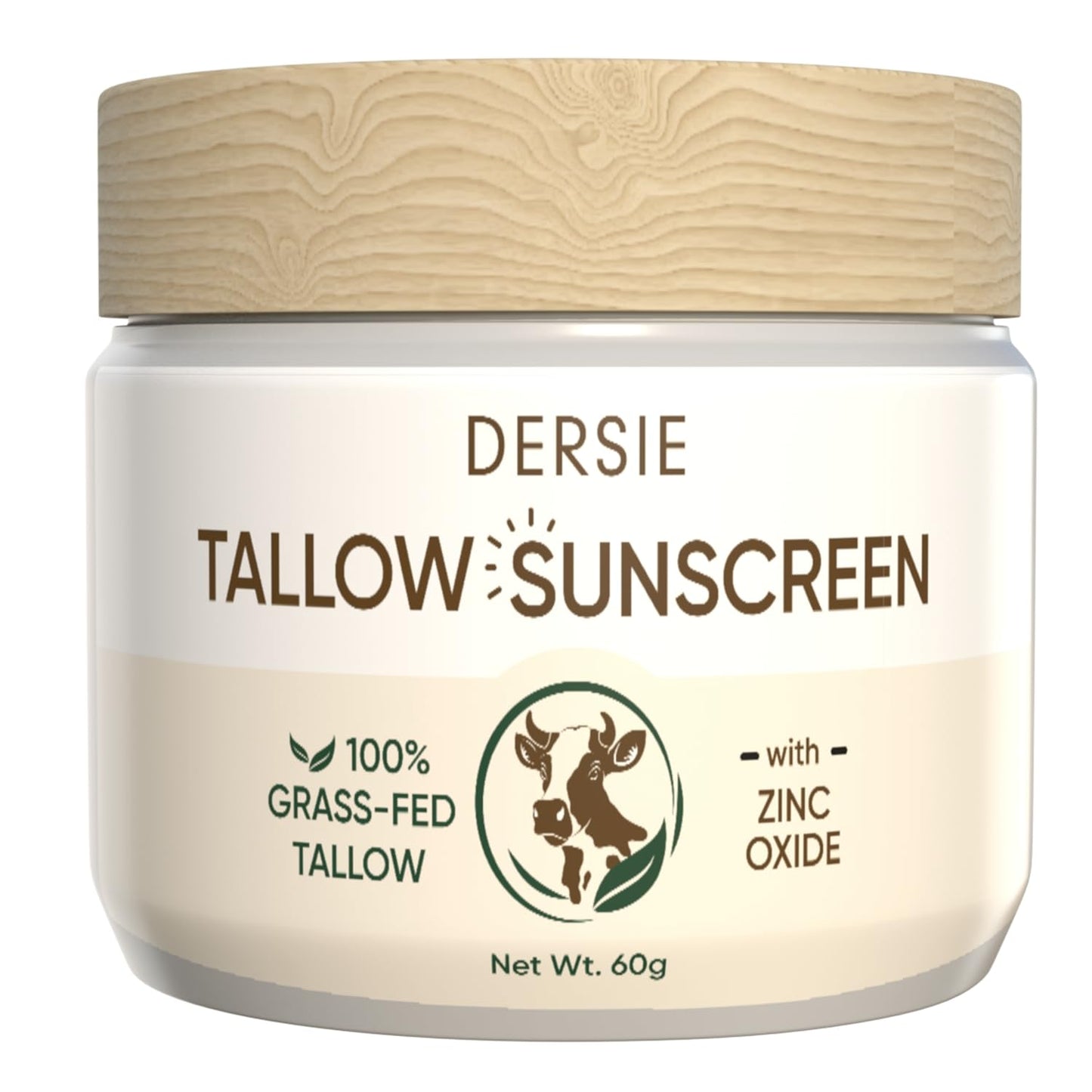 Beef Tallow Sunscreen with Zinc Oxide