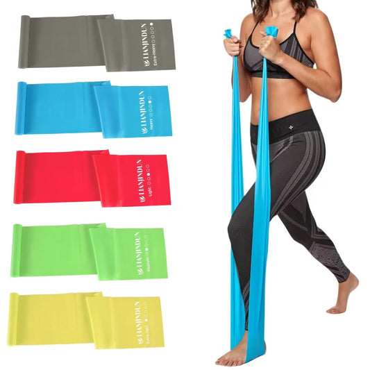 5 Pcs Professional Resistance Bands. Latex-Free, Elastic Band, Work Out Bands