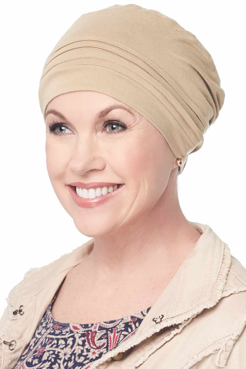 Cardani Couture Cap in Luxury Viscose from Bamboo Luxury Bamboo - Denim