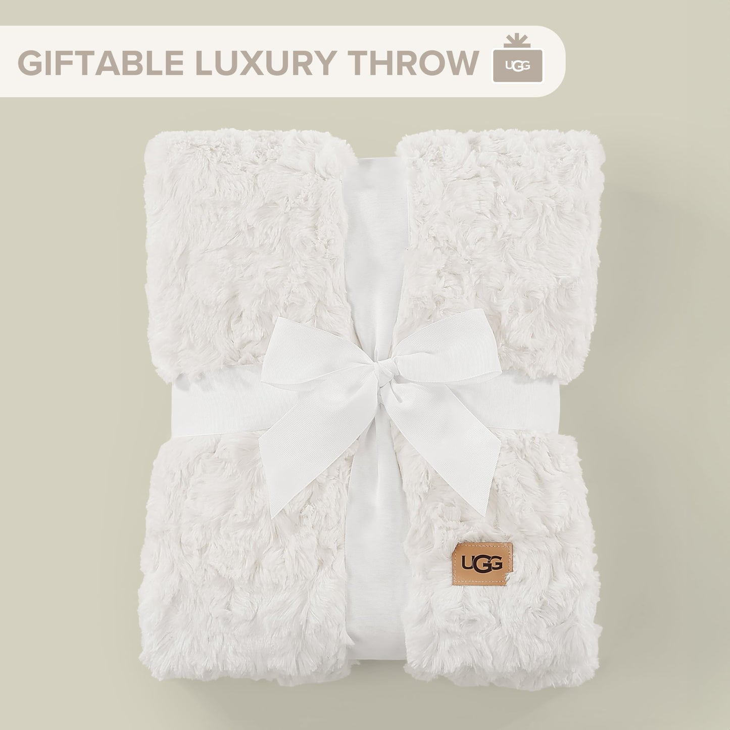 UGG Adalee Faux Fur Throw Blanket Luxury