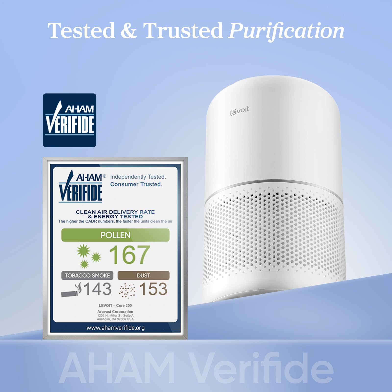 LEVOIT Air Purifier for Home Allergies Pet Hair in Bedroom, Covers Up to 1073 ft²