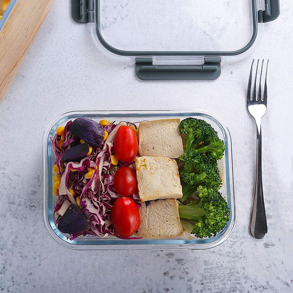 [10-Pack] Glass Meal Prep Containers with Lids