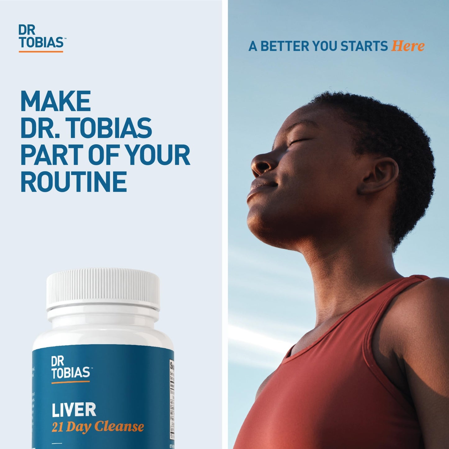Dr. Tobias Liver 21 Day Cleanse, Herbal Liver Detox Cleanse, 63 Vegetable Capsules (3 Daily)