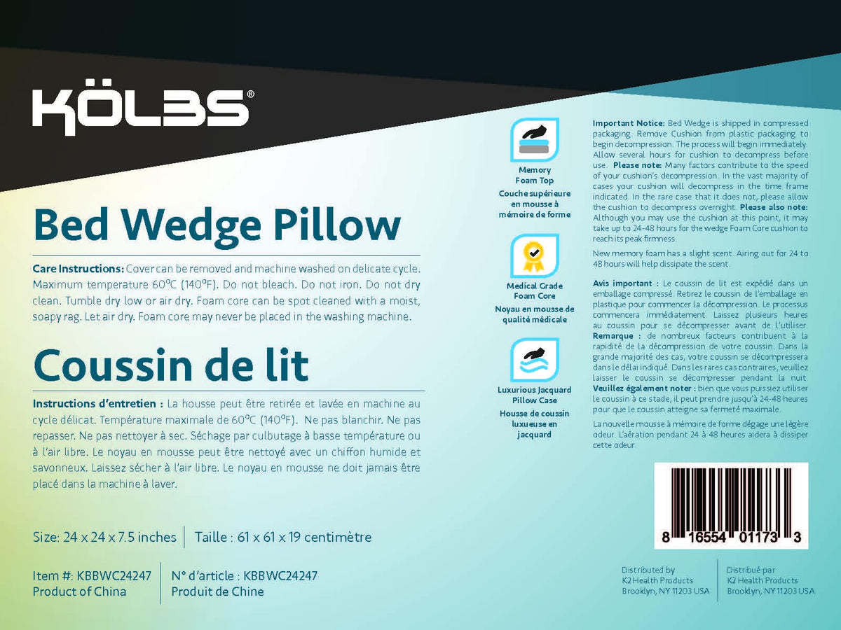 Bed Wedge Pillow