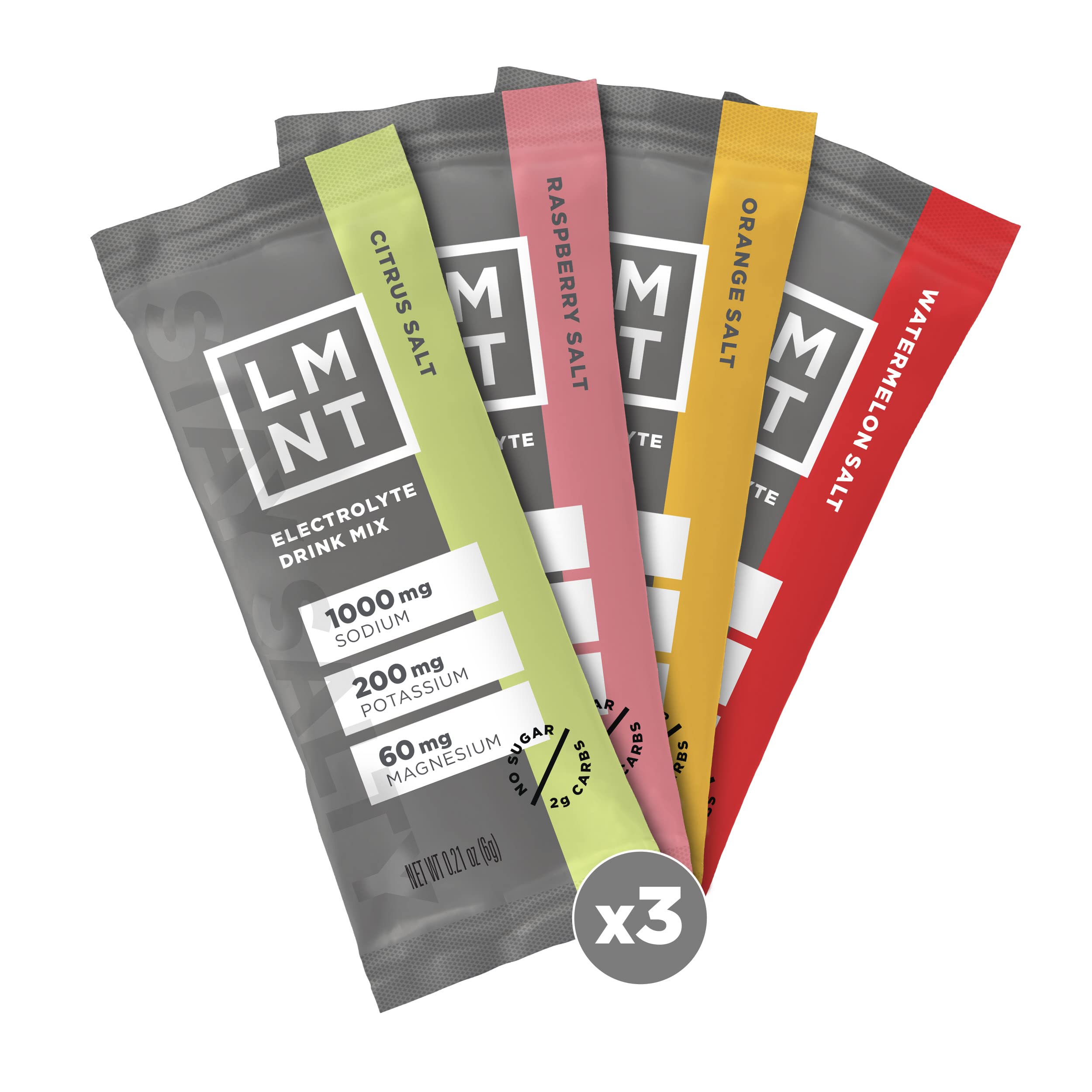 LMNT Zero Sugar Electrolytes - Variety Pack 12-Count