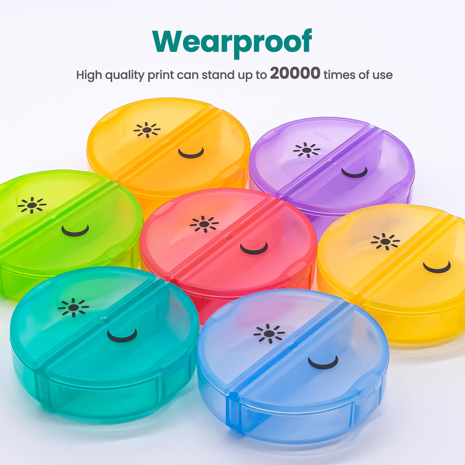 Weekly Pill Organizer 2 Times a Day