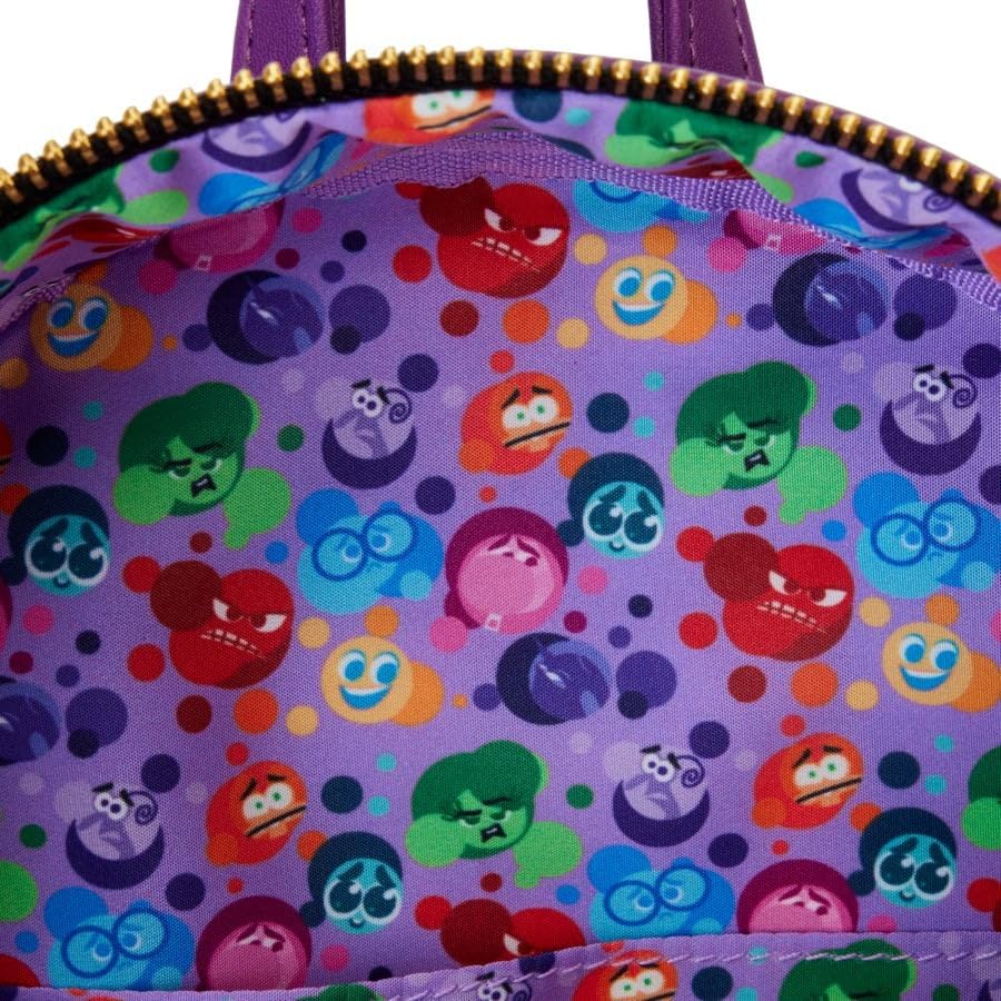 Loungefly Pixar Inside Out 2 Core Memories Spinning Wheel Mini Backpack