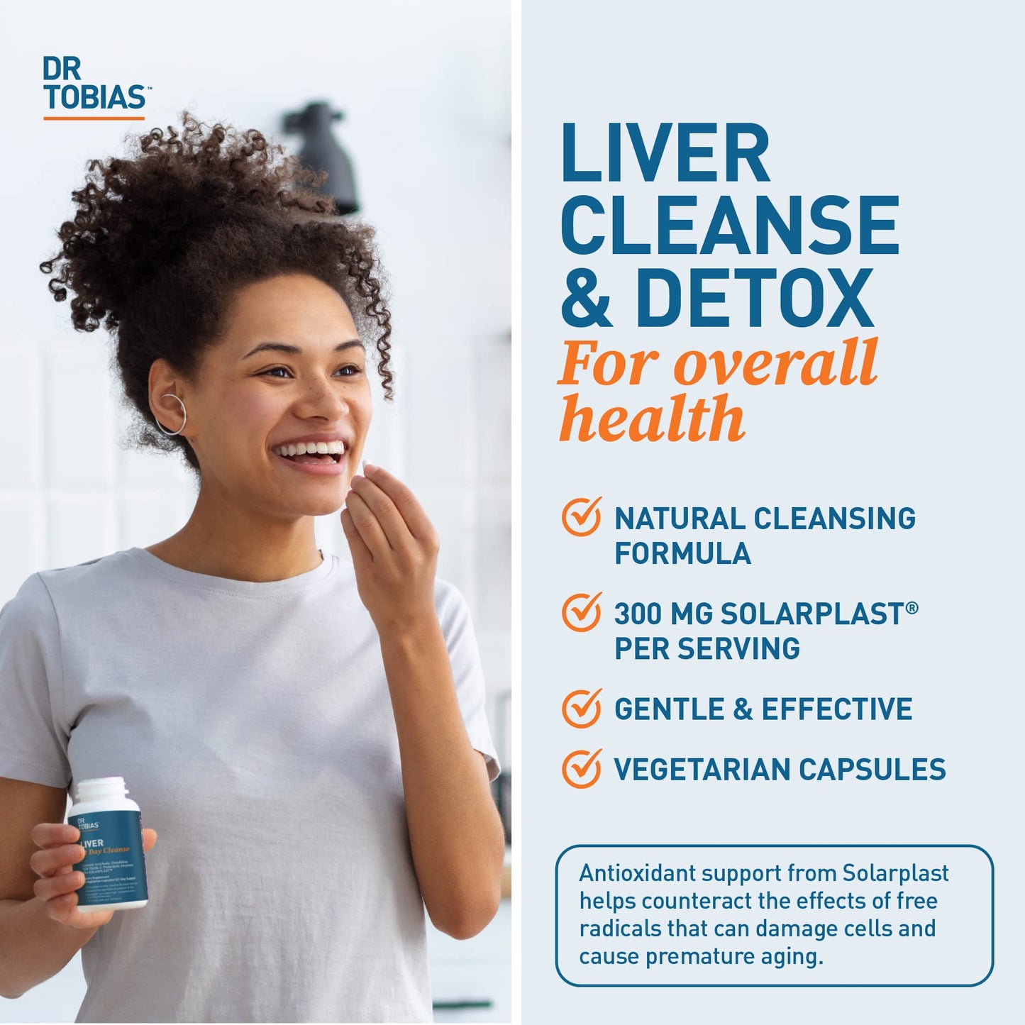 Dr. Tobias Liver 21 Day Cleanse, Herbal Liver Detox Cleanse, 63 Vegetable Capsules (3 Daily)