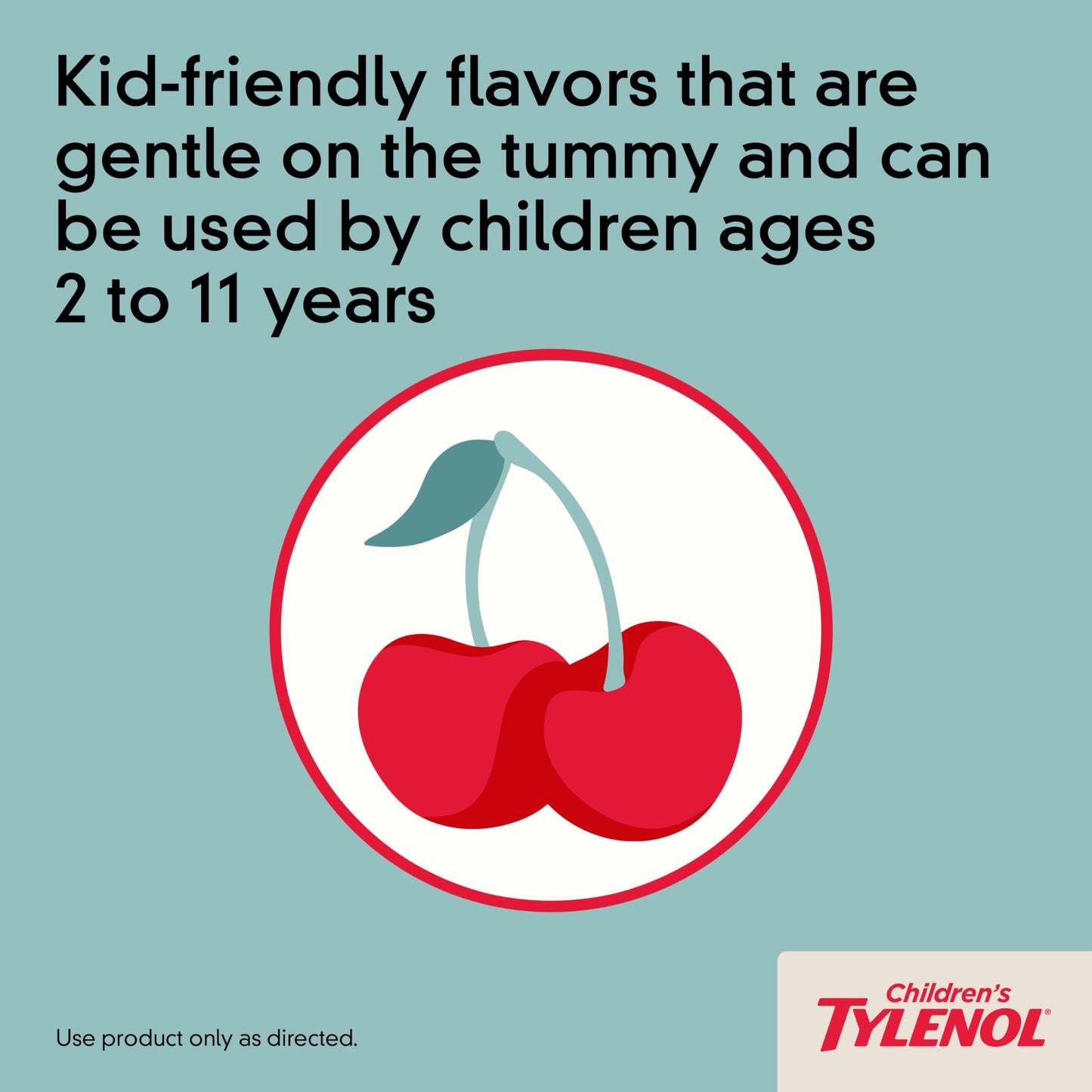 Children's Tylenol Liquid Pain Relief & Fever Medicine, Oral Suspension, Dye-Free, Acetaminophen,Cherry Flavor, 8 fl. oz