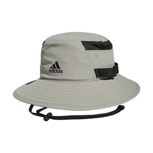 adidas Men's Victory 3 Bucket Hat, Feather Grey/Black