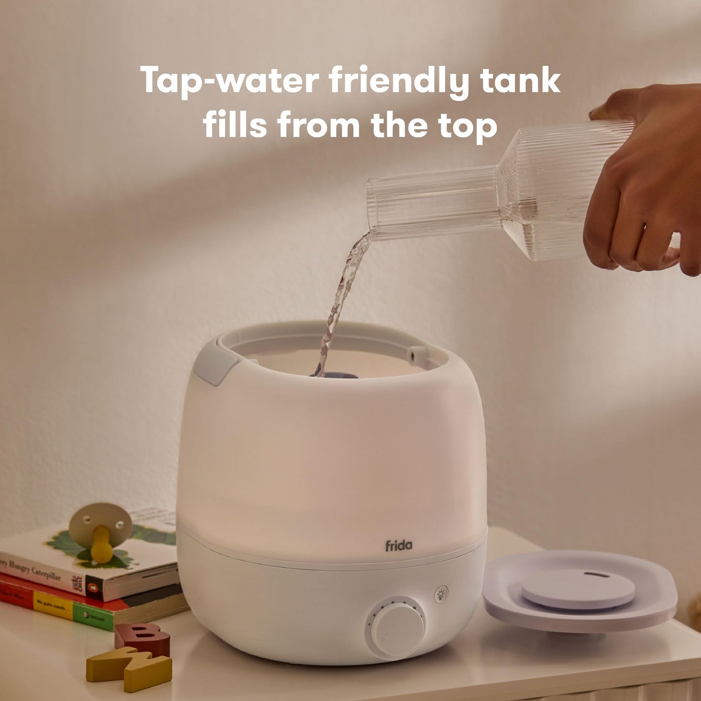 Frida Baby 3-in-1 Cool Mist Humidifier for Large Rooms, Essential Oil Diffuser