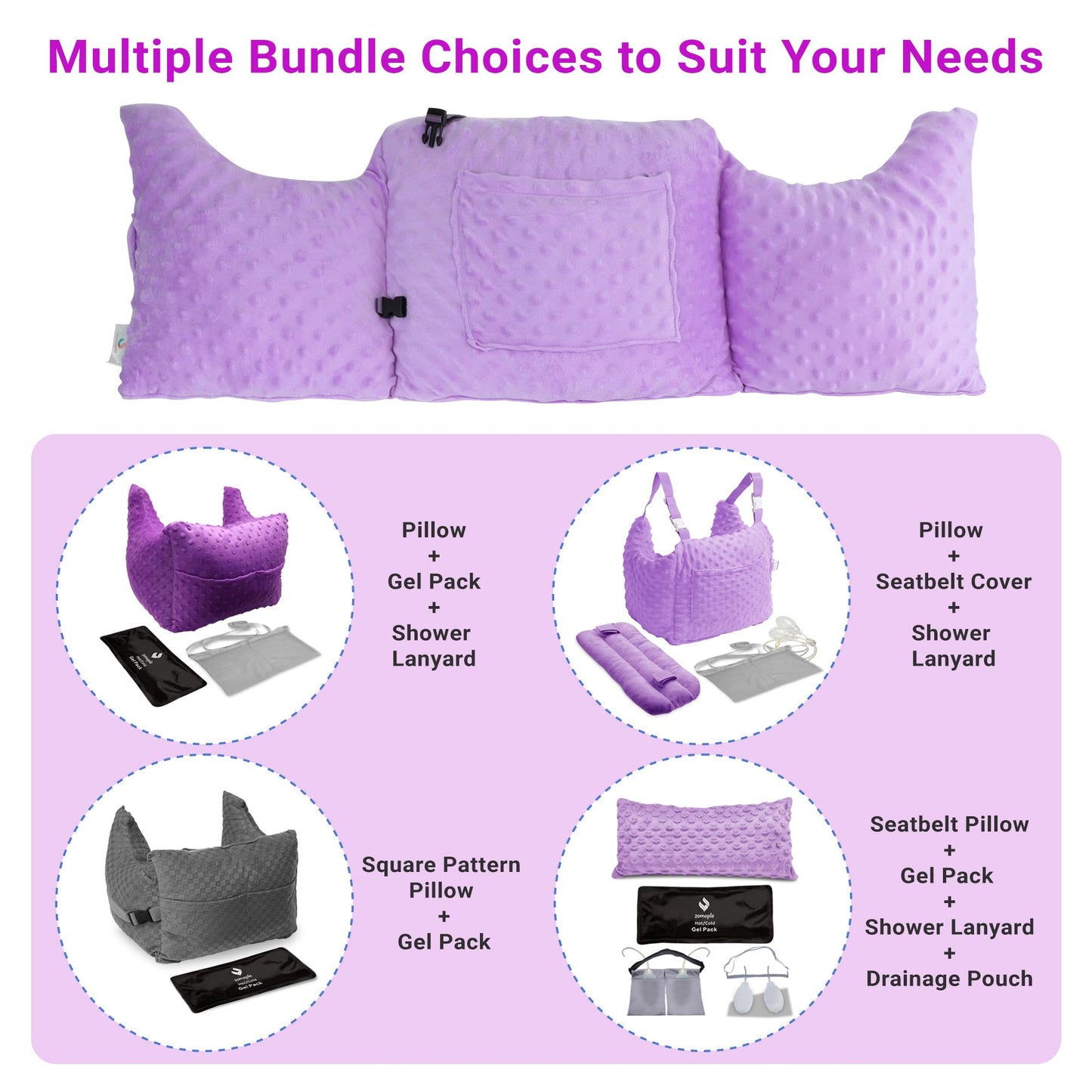 Mastectomy Pillow - Post Surgery Pillow