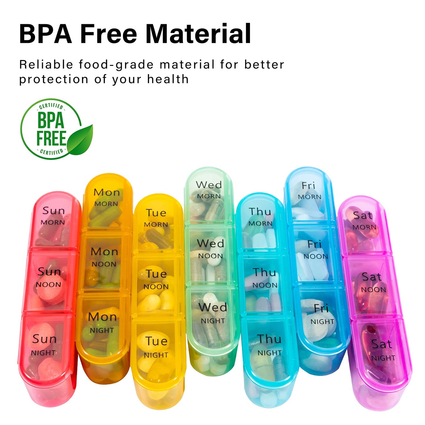 Pill Organizer 3 Times a Day