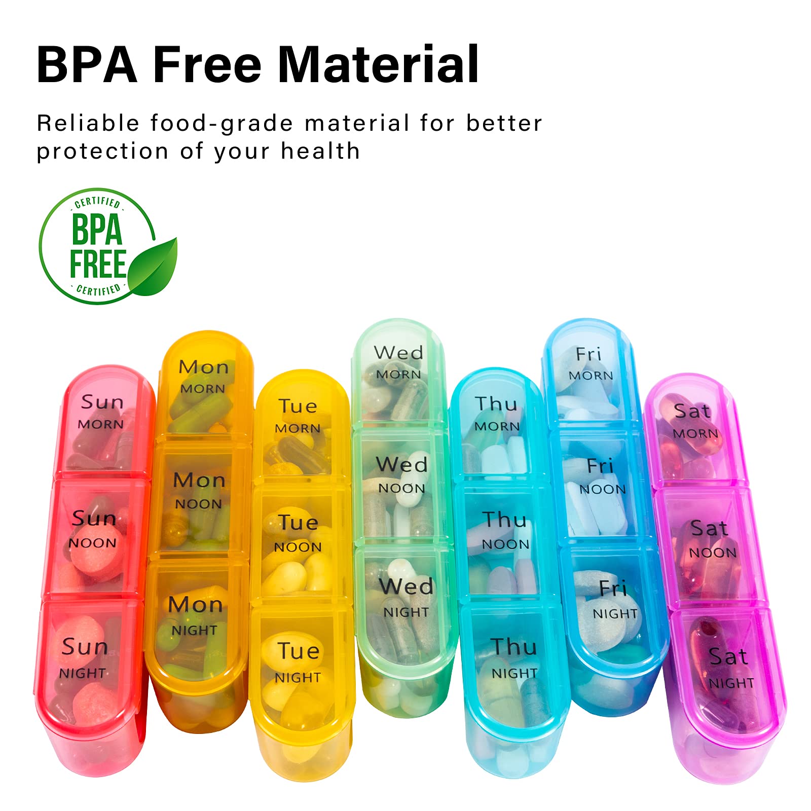 Pill Organizer 3 Times a Day