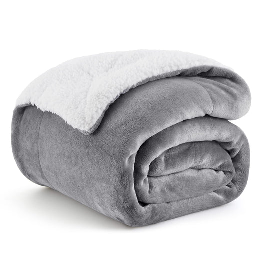 Bedsure Sherpa Fleece Throw Blanket