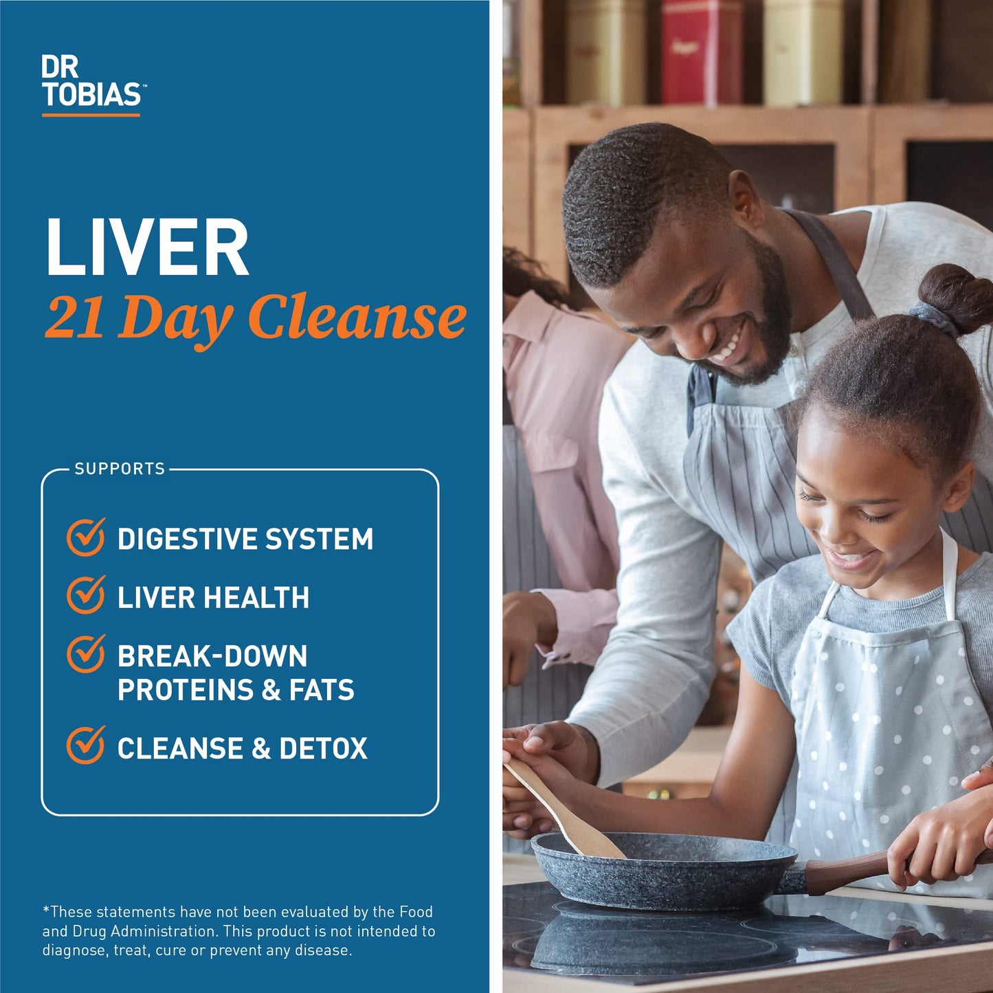 Dr. Tobias Liver 21 Day Cleanse, Herbal Liver Detox Cleanse, 63 Vegetable Capsules (3 Daily)