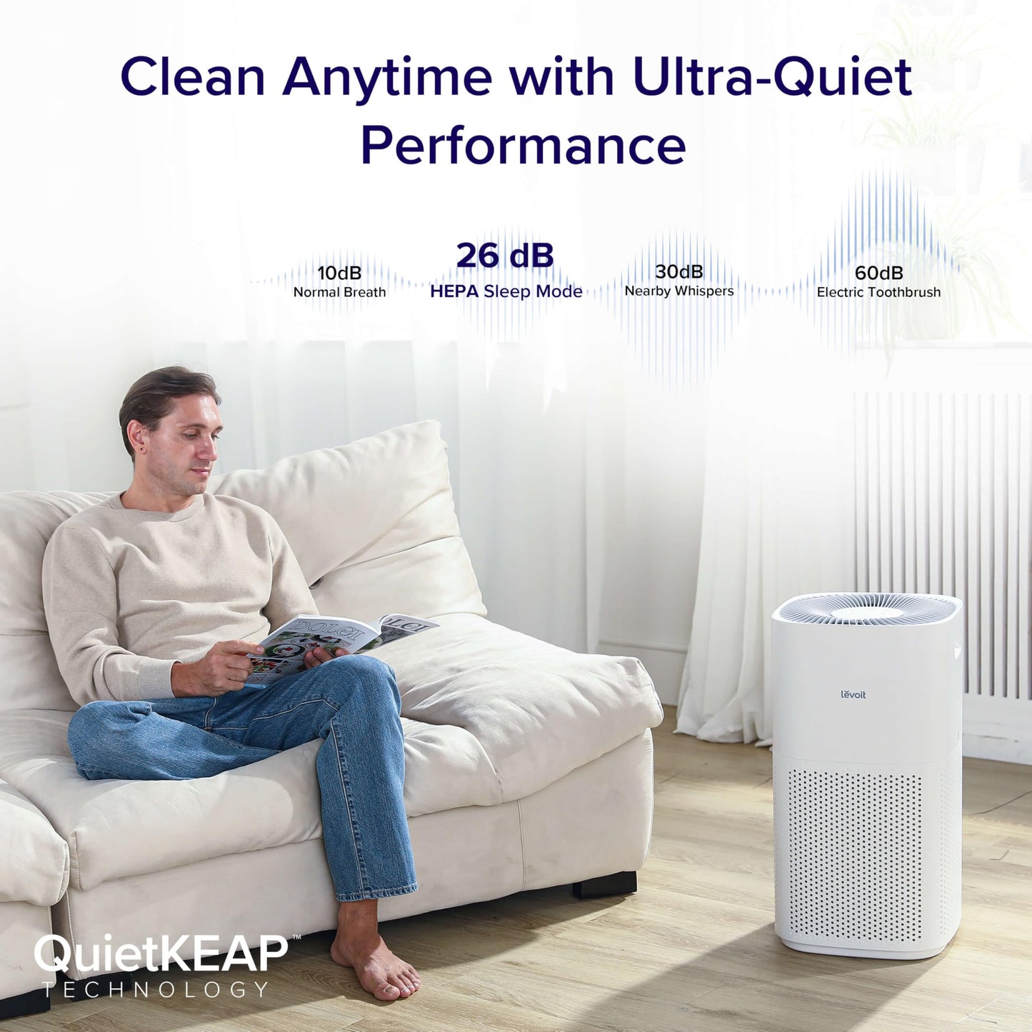 LEVOIT Air Purifiers for Home, Large Room Up to 2933 Ft²