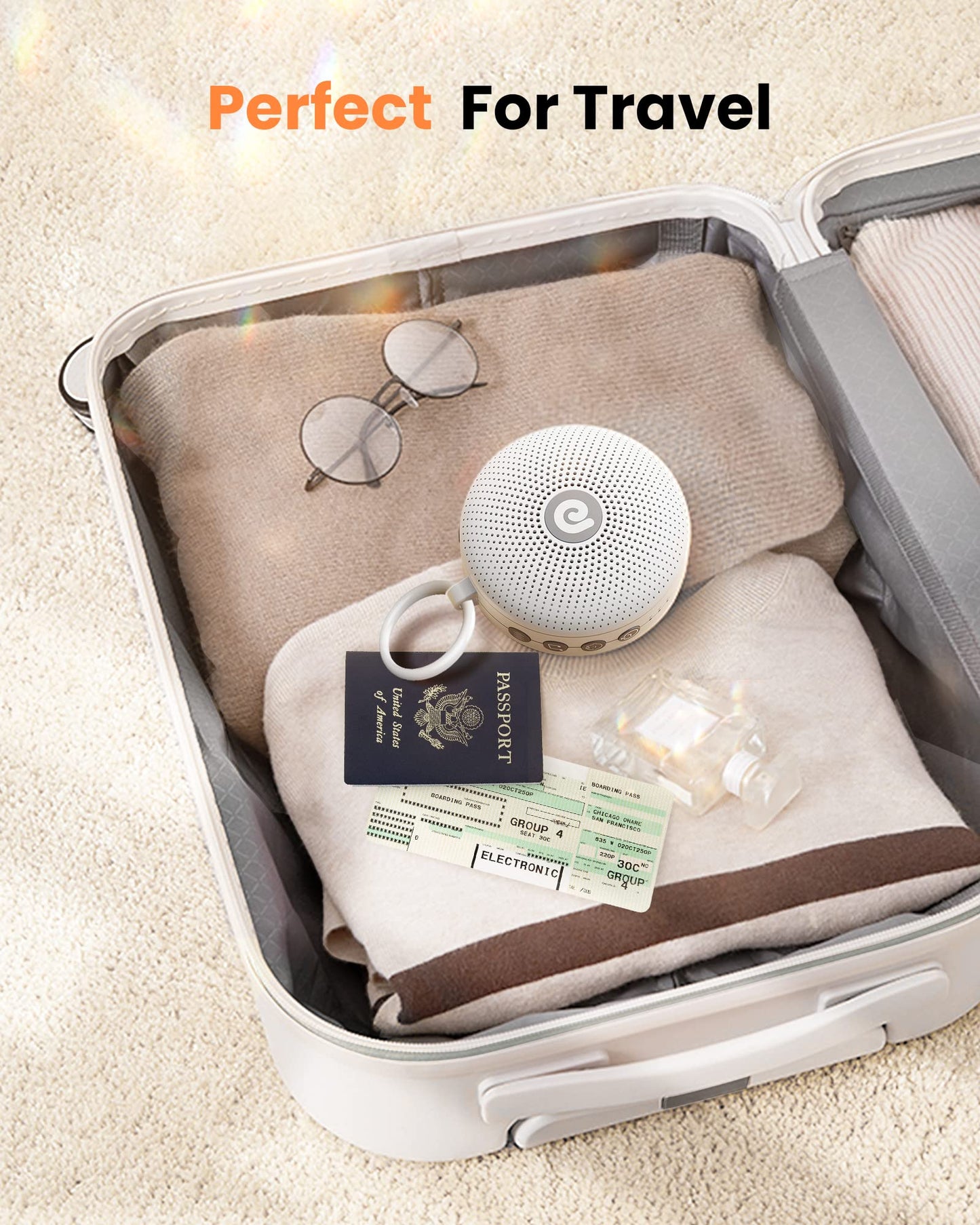 Dreamegg White Noise Machine - Portable Sound Machine