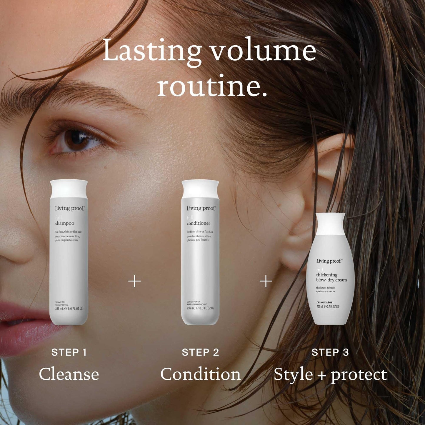 Living proof Full Shampoo, Volumizing Shampoo for Thin Hair, Paraben & Silicone Free, 8 oz