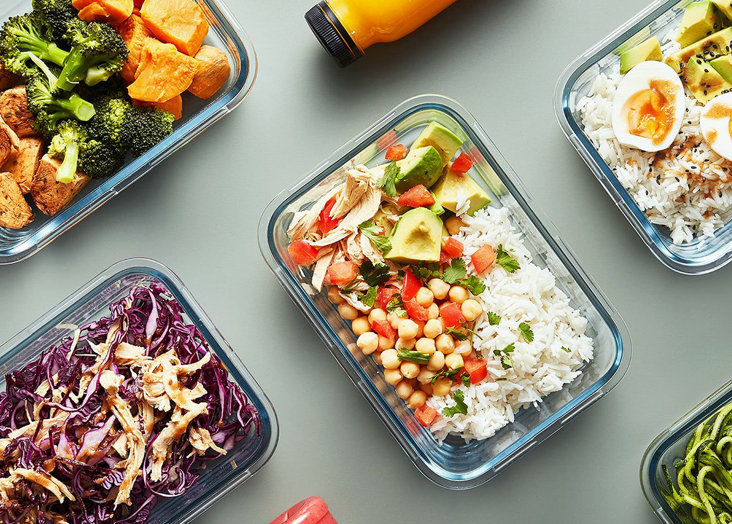 [10-Pack] Glass Meal Prep Containers with Lids