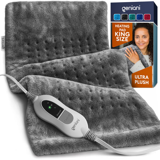 Large Electric Heating Pad for Back Pain & Cramps Relief
