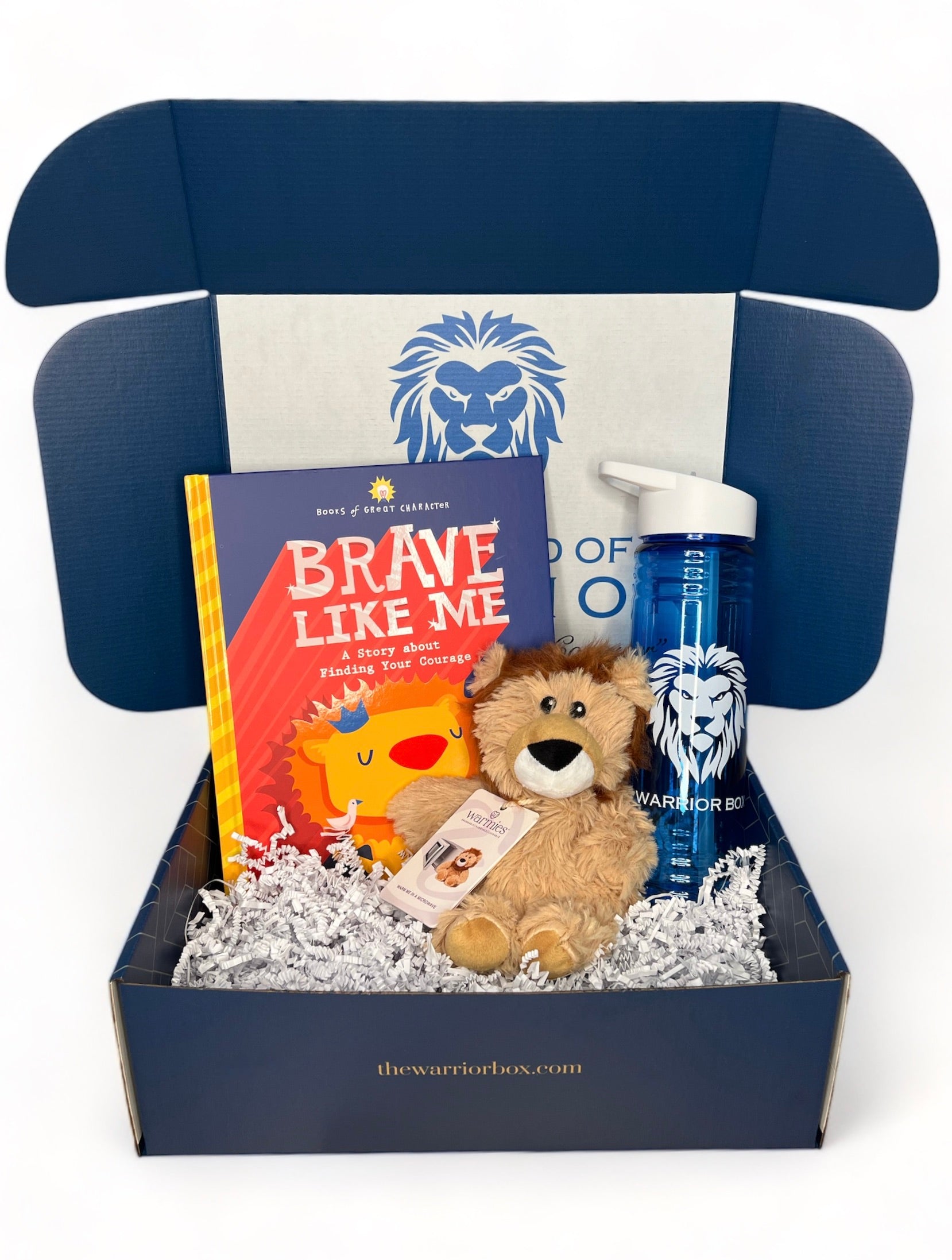 Leo the “Warrior Box” Lion Brave Like Me Package