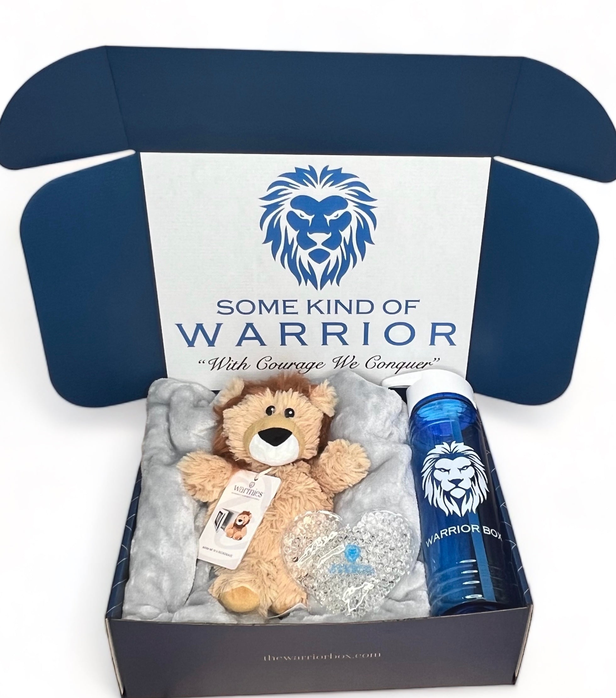 Leo the “Warrior Box” Lion Comfort Package