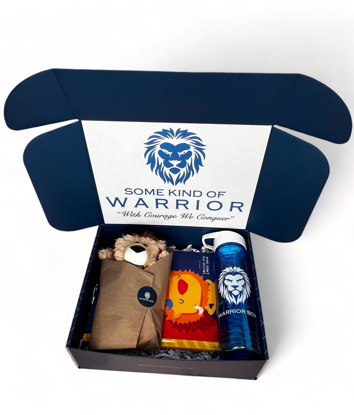 Leo the “Warrior Box” Lion Brave Like Me Package
