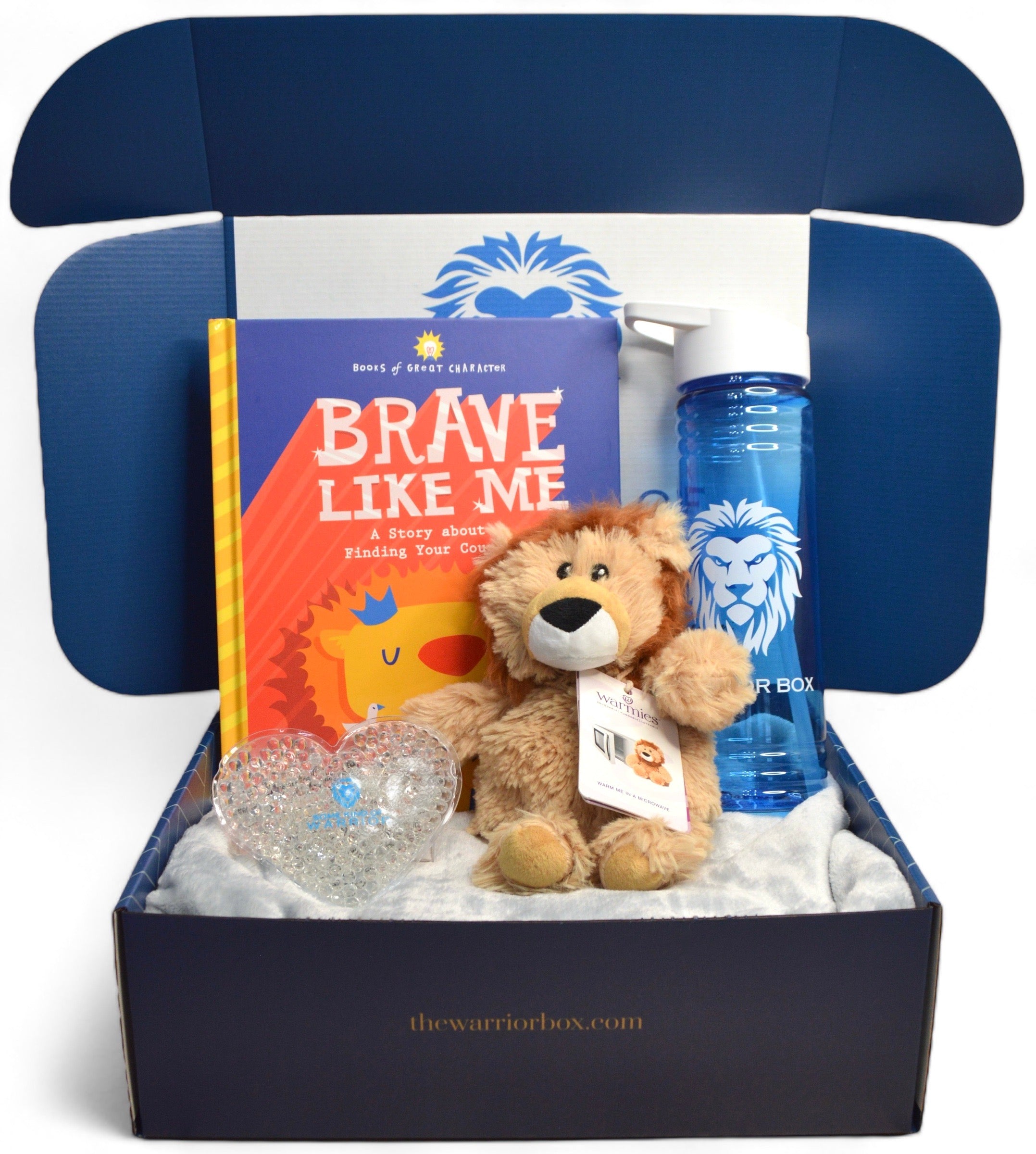 Leo the "Warrior Box" Lion Brave Like Me Heart Package