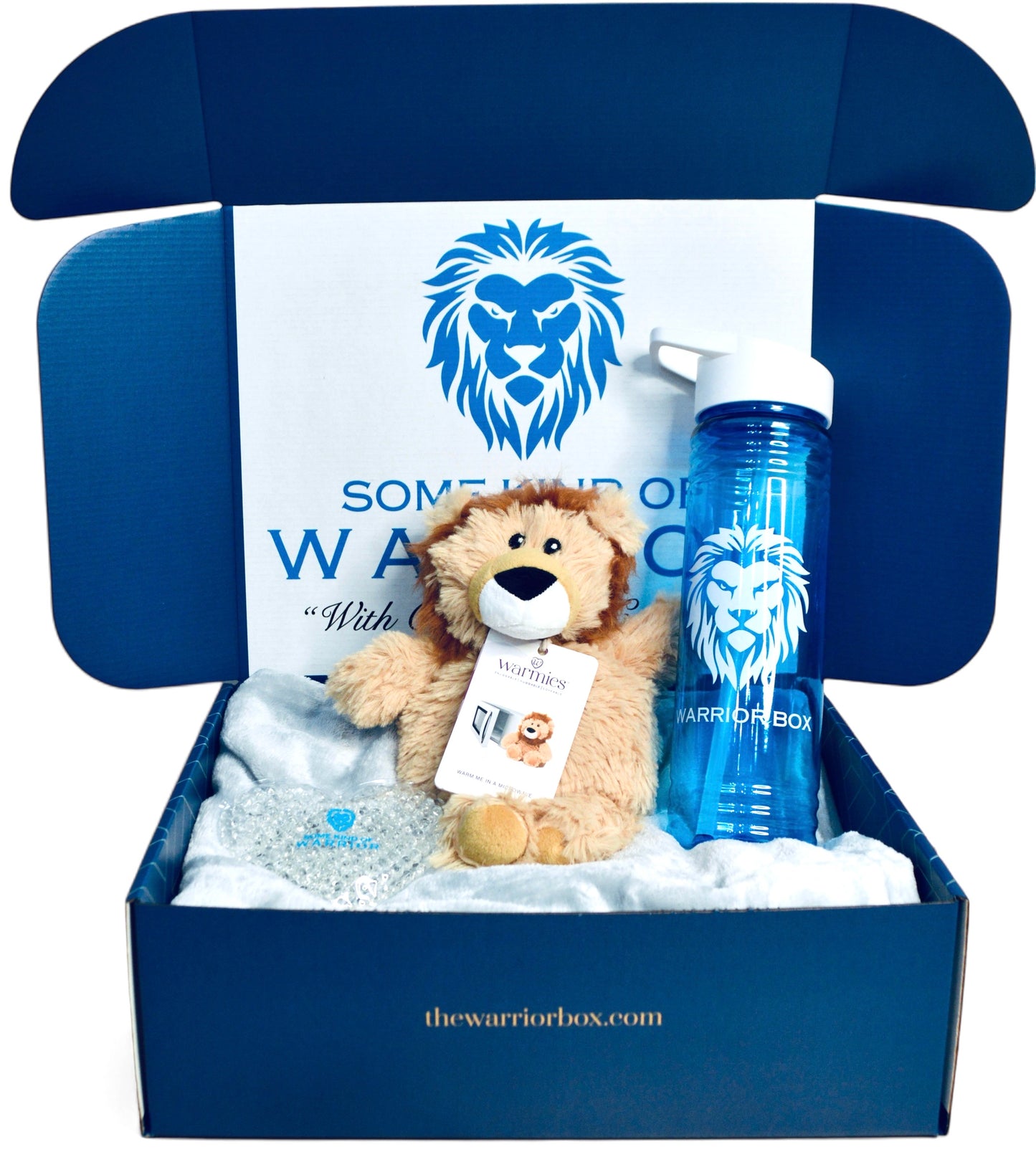 Leo the “Warrior Box” Lion Comfort Package