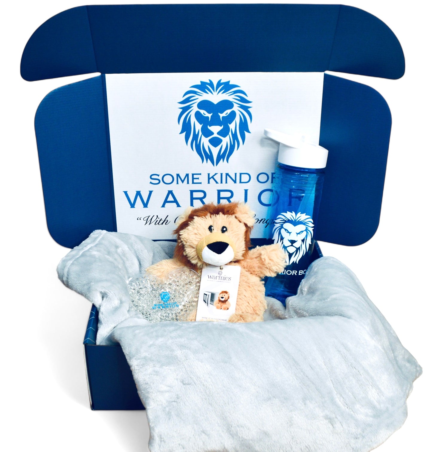 Leo the “Warrior Box” Lion Comfort Package